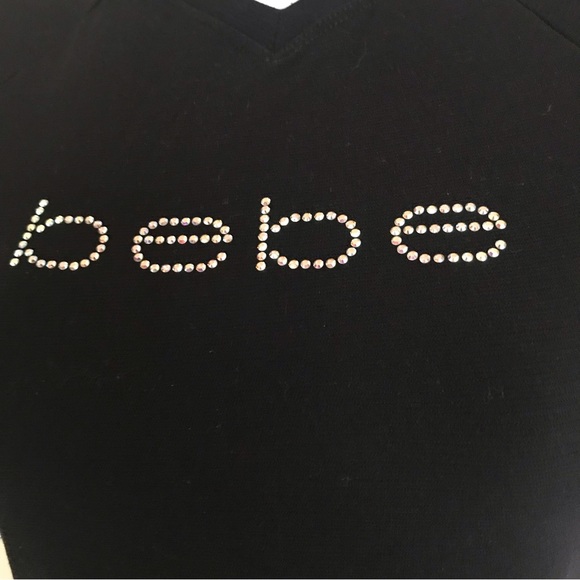 bbsp bebe ,size M , black short sleeves woman’s top - Picture 4 of 15